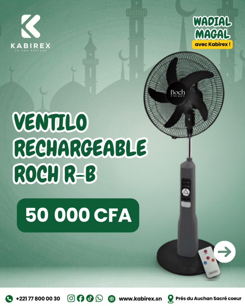 ventilo rechargeable roch