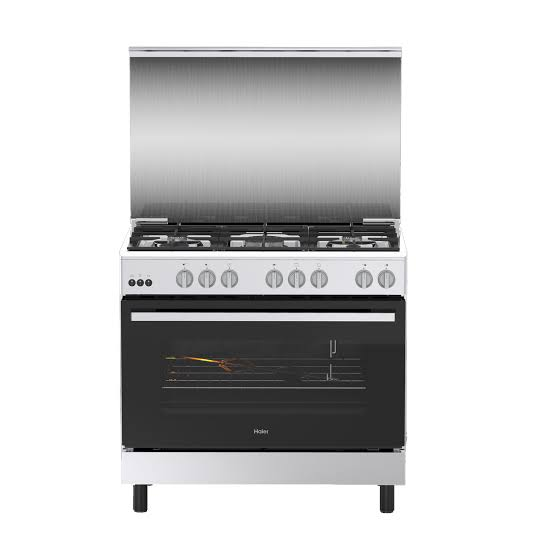 Cuisinière Haier 5 Feux 90x60 Silver HRG9500BGKSS